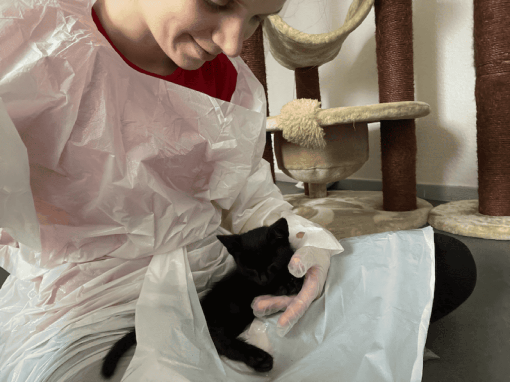 Lina mit Coco